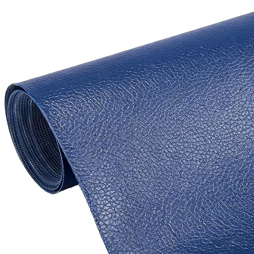 Leather Repair Patch Tape, 19.7 x 53.9 Inch, Self-Adhesive Leather Repair Patch for Furniture, Sofa Seating, Car Seats, Handbag, Waterproof & Durable (Royal Blue)