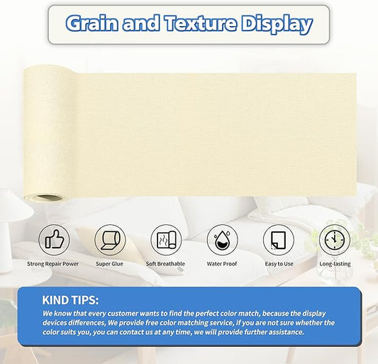 KING MOUNTAIN Canvas Repair Tape,Outdoor Gear Patch, 4×63 Inches,Waterproof,Self-Adhesive for Repairing Boat Covers,Sun Shades,Sofas,Tents,Lounge Chairs,Awnings (Beige1.0)