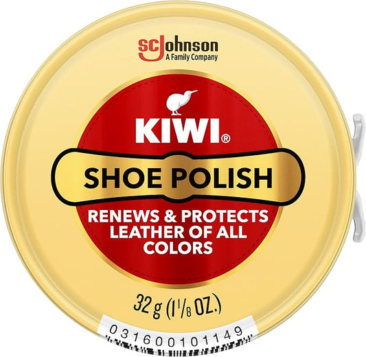 KIWI Shoe Polish, Neutral, 1 Metal Tin, 1.125 oz