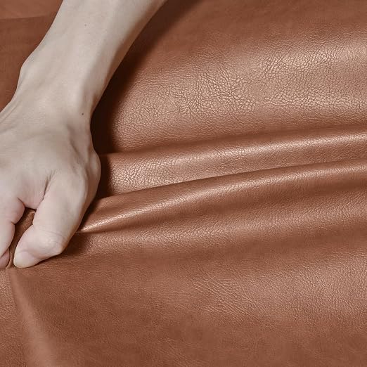Self Adhesive Leather Repair Patch Kit, 31.4 in x 16 in Large Vinyl Leather Repair Tape for Furniture, Car Seat, Couch, Sofa, Chair Retro Camel