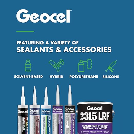 24-Pack of 10 Oz. Geocel GC55103 Black 4500 Roof Bonding Sealant