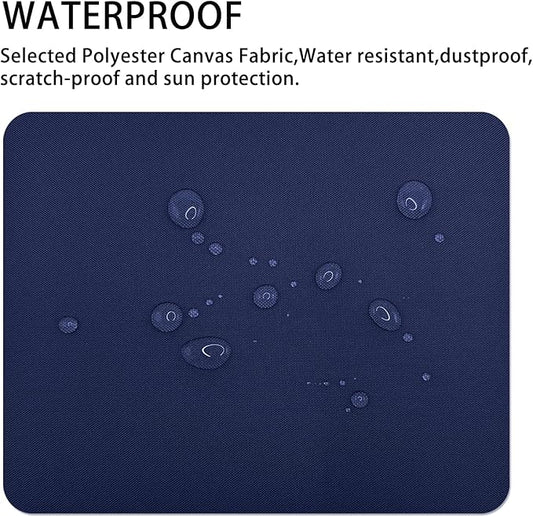 Gheeidau Canvas Repair Patch 9×11 Inch 3Pcs Waterproof Self-Adhesive Fabric Repair Patch for Tents,Boat Cover,Pop Up Canopy,Patio,Bags,Car Seats,Sofas,Furniture Cover(Navy)