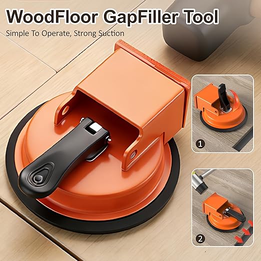 Floor Gap Fixer Tool, 2026 New Heavy Duty Floor Gap Fixer Tool, Enhanced Vacuum Suction Cup, Flooring Gap Repair Tool for Laminate, Vinyl, Wood & Tile Flooring (Green)