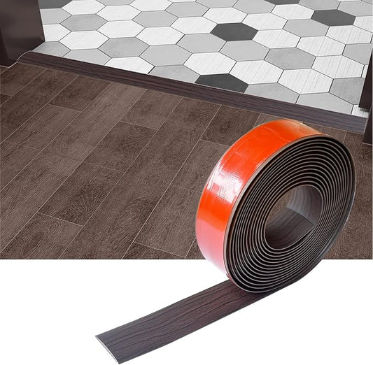 Floor/Door Flat Transition Strip & Self Adhesive Floor Vinyl Floor Edge Trim Laminate Floor Gap Covering Joining Strip