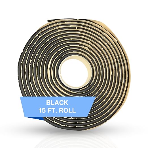 Conduit Butyl Tape for Leakmaster Anderson Manufacturing - BT15 Butyl Sealant Tape for Leak - Underwater Seal Tape w/o Messy Butyl Caulk Guns - Moldable Butyl Rubber Sealant Gap Filler (15 ft. Roll)