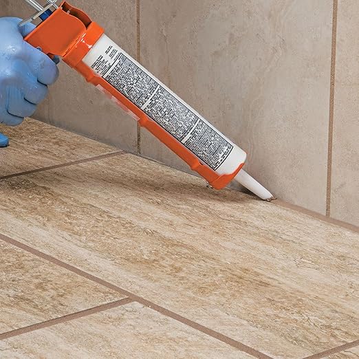 Mapei Keracaulk S Premium, Paintable, Sanded, Siliconized Acrylic Caulk, Expertly Formulated to Match Grout Colors, 10 oz., 5027 Silver- Sanded