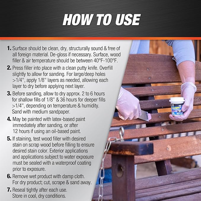 DAP Plastic Wood-X with DryDex Wood Filler, Natural, 5.5 Oz (7079800540)