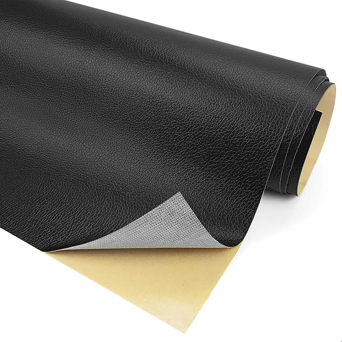 MOJOTORY Leather Repair Patch, Black, 4 x 60 Inches | Soft Touch Leather Repair Tape, Invisible Repair, Large Size, Vinyl Repair Patch for Furniture Couch Sofa Office Chair Seat