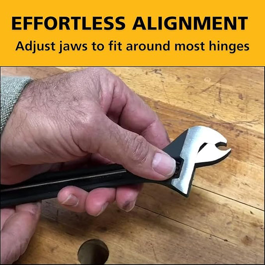 FastCap Knuckle Bender with Built-in Hinge Pin Remover - Adjustable Door Hinge Tool for Fast and Accurate Sagging Door Fixes