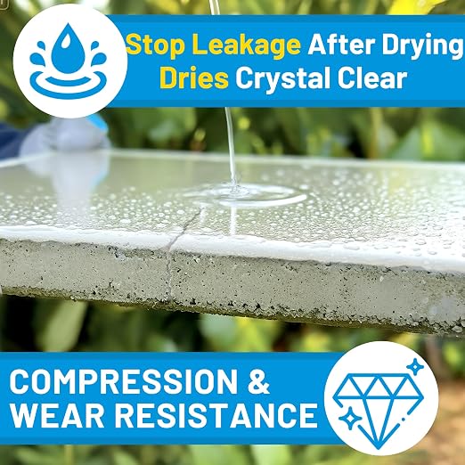 Hupeyna Liquid Waterproof Sealant, Transparent Waterproof Coating Repairing Anti-Leakage Agent, Invisible Water Proof Glue Indoor and Outdoor Water-Based Waterproofing Adhesive 5L