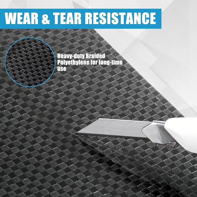 RV Underbelly Material RV Underbelly Tape, 6'' x 50' Waterproof Tape with Permanent Sealing Adhesive for Camper Travel Trailer, Mobile Home, Tear Repair Patch