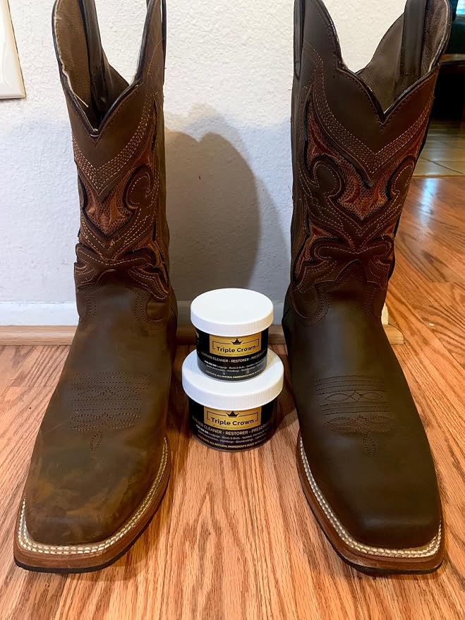4 Ounce Leather formula; leather conditioner; cleaner and restorer for use on auto interiors, shoes, bags. Made in the U.S.A.