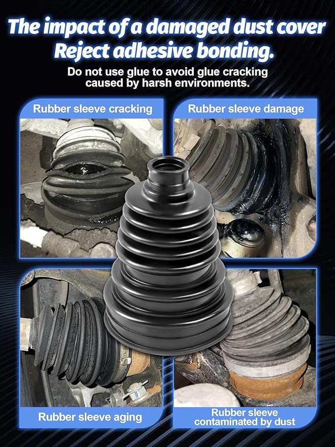 CV Boot Repair Kit,Fits Shaft Size 26mm to 34mm,2PCS CV Axle Boot Repair Kit,Universal Tie Rod Boot for Most Vehicle,Silicone CV Joint Gaiter Boot