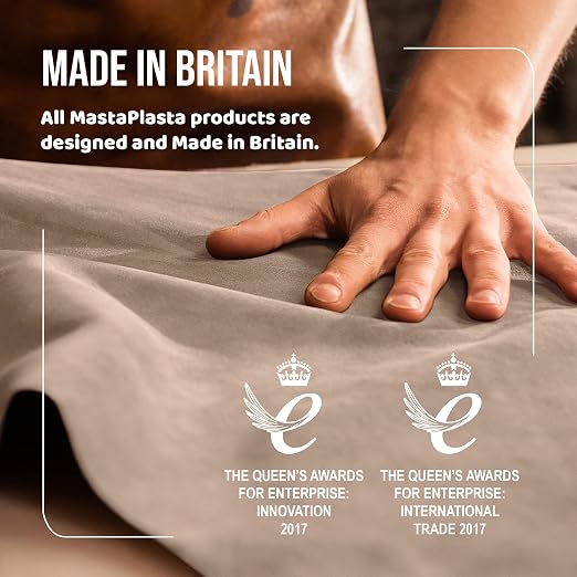 MastaPlasta Instant Upholstery Quality Self-Adhesive Repair Patch. XL Size - Black Suede - 11in x 8in / 28cmx20m. Easily Fix Couches, Car Seats, Bags & Other Suede, Leather and Velvet Items!