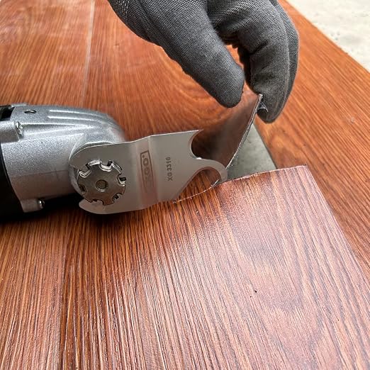 XXGO 6 Pcs Oscillating Multi Tool Knife Blade for Cutting Roofing Asphalt Shingles PVC Floor Carpet Cardboard XG3306