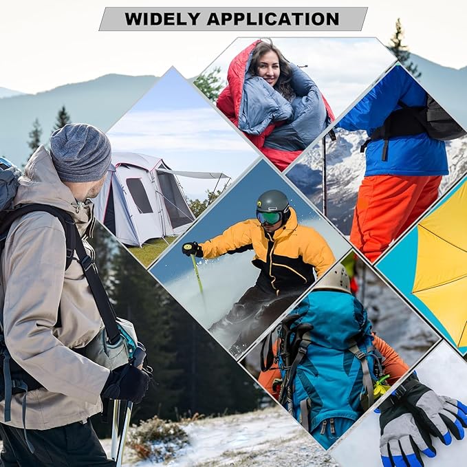 OAZ 8 Pieces 7.87 x 5.9 inch Nylon Repair Patches Nylon Fabric Patch Self-Adhesive Fabric Repair Tape Waterproof Lightweight Outdoor Gear Patch Kit for Down Jacket Clothing Tent Bag (Beige White)