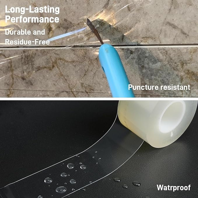 Window Weather Sealing Tape, No Residual Insulation Tape - Weather Stripping Draft Seal Tape for Doors, AC (2IN*99FT)
