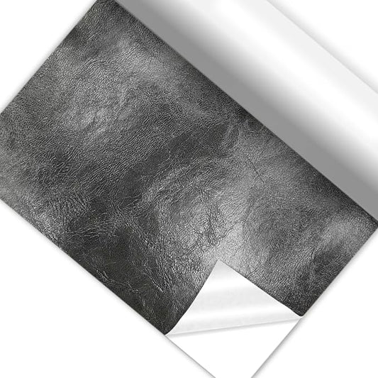 Self Adhesive Faux Leather Repair Patch,1Roll 15x78 Inch Leather Repair Tape for Furniture,Couch Tape for Couches,Bed,Car Seats,Chair,Dark Gray