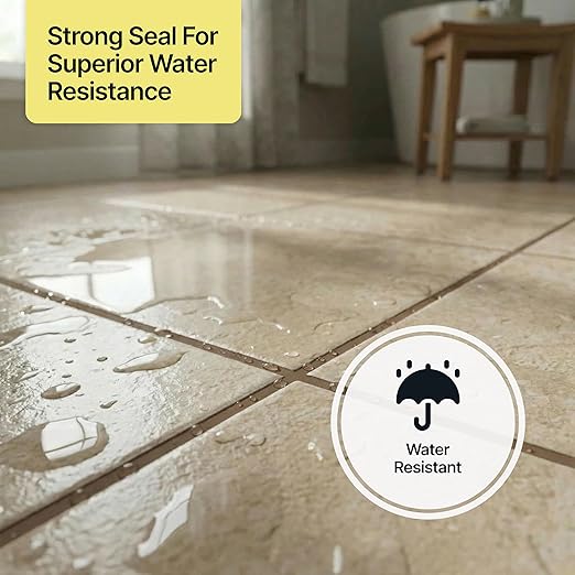 Hemway Brown Grout Reviver Kit | Ready Mixed Grout Repair 400g / 210ml with 4 Piece Profiling Tool Kit | Wall & Floor Tile Adhesive, Kitchen Bathroom Shower, Fast Drying