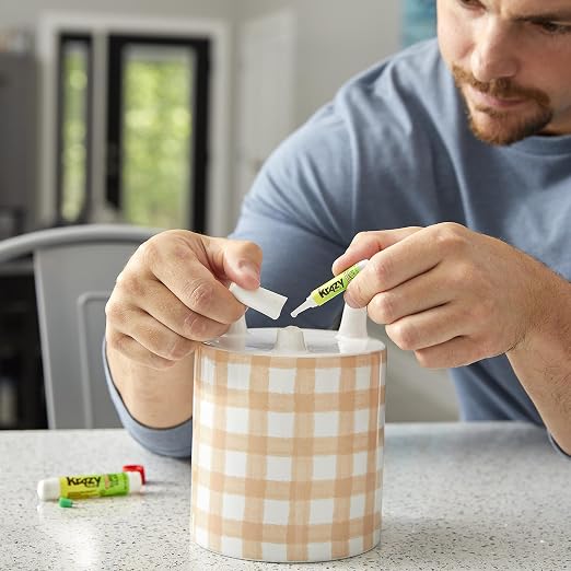 Krazy Glue All-Purpose Super Glue Tube 2g (2 Pack) Great for Everyday Household Repairs; Forms an Extra-Strong Bond on Wood, Rubber, Glass, Metal, Plastic and Ceramic