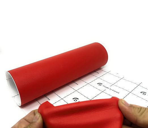Leather Repair Tape – 4 X 48 inches Self Adhesive Waterproof Flexible Repair Patch Kit for Sofa Seating Couch Car Seat Drivers Seat Furniture Chair Leather Goods Red