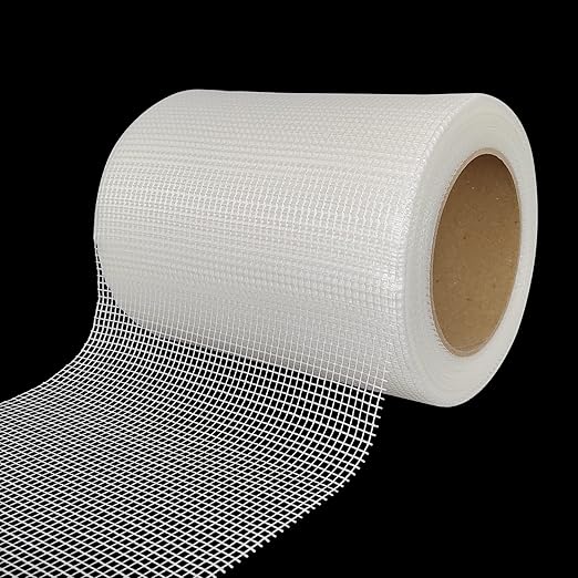 EDSRDRUS Drywall Repair Tape, 2in 4in 6in Multi Options Crack Tape Drywall, Mesh Drywall Tape High Performance Holding for Self-Adhesive Wall Crack and Seam Patch (6in100ft, Drywall Repair Tape)