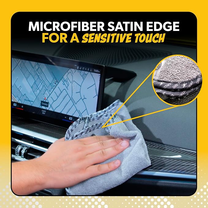 Chemical Guys Perforated Leather Cleaner and Microfiber Towel Bundle, VentRight Leather Cleaner Conditioner 16 oz with Gray Everyday Cleaning Towels 6 Pack for Car Interior Detailing
