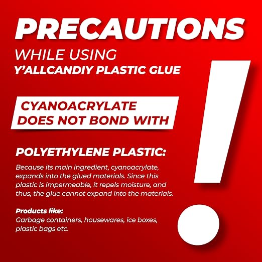 Plastic Glue for Models, Miniatures, Legos, PLA & 3D Printing Repair – Fast Setting Heavy Duty Strong Super Glue for Plastic 20g (4 Pack)