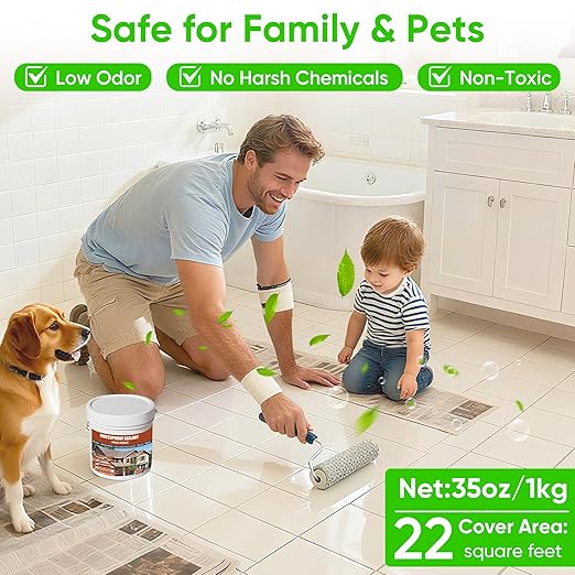 Transparent Waterproof Sealant 17oz - Invisible Protective Coating for Roof, Bathroom Tile & Walls, Indoor/Outdoor Waterproof Solution