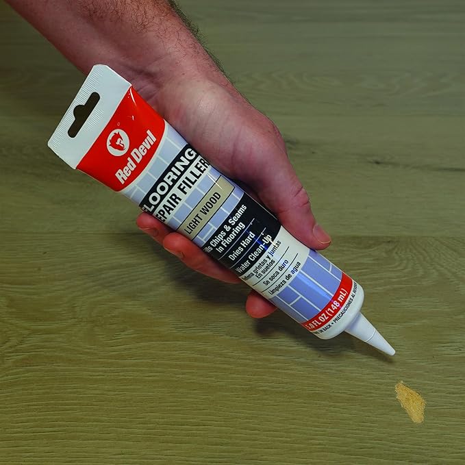 Red Devil 056020 Flooring Repair Filler, 5 oz., Light Wood, 1 Pack
