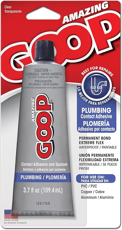 Amazing GOOP 150011 Plumbing 3.7oz Adhesive