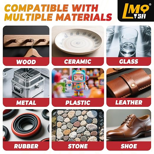 Thick Super Glue 60g(2.12 oz) Gap Filling CA Glue for Wood Furniture Shoes Ceramic Plastic Glass Leather Metal Model, All Purpose Superglue for Crafts and Repairs, Clear Instant Cyanoacrylate Adhesive