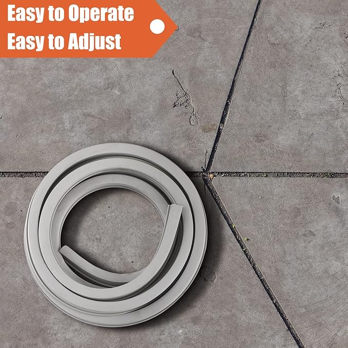 Kingdder Concrete Expansion Joint Filler Driveway Crack Filler Flexible EPDM Rubber Strip for Concrete Crack Repair Replacement Weather Aging Resistance Expansion Joint(1'' Wide, 80 ft Long)