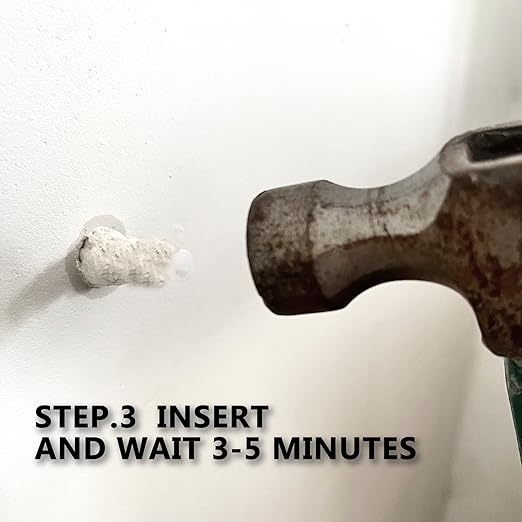 20 Packs Drywall Masonry Anchor Repair Kit Heavy Duty Wall Hole Patch Filler Fits Loose Wall Fixtures and Various Size Screws Quick Fix Wall Anchors DIY