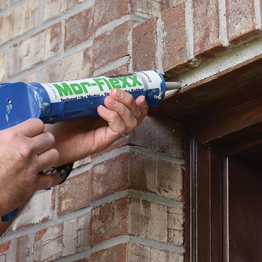 Mor-Flexx Textured Caulk, White,10.5 oz (Pack of 1)