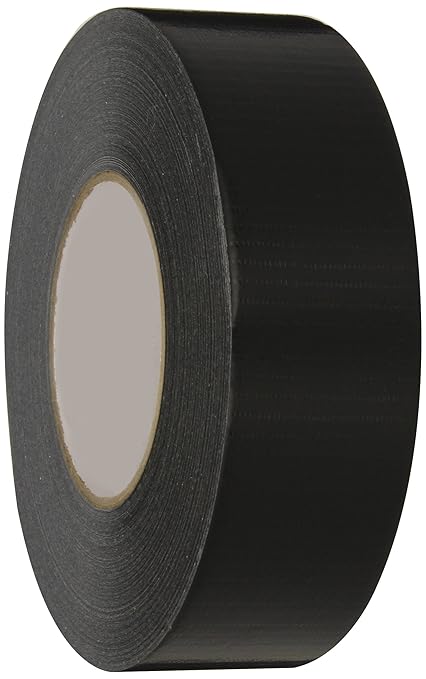 Nashua 398 Black Duct Tape, Heavy Duty, Water Resistant, 2.83 Inch x 60 yds, 1 Roll