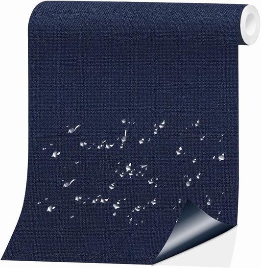 Canvas Repair Tape, Heavy Duty Waterproof Self-Adhesive Fabric Repair Patch for Tent, Sofa, Boat Covers, Chairs, Awning & Camping Outdoor Gear, 12"x59", Navy