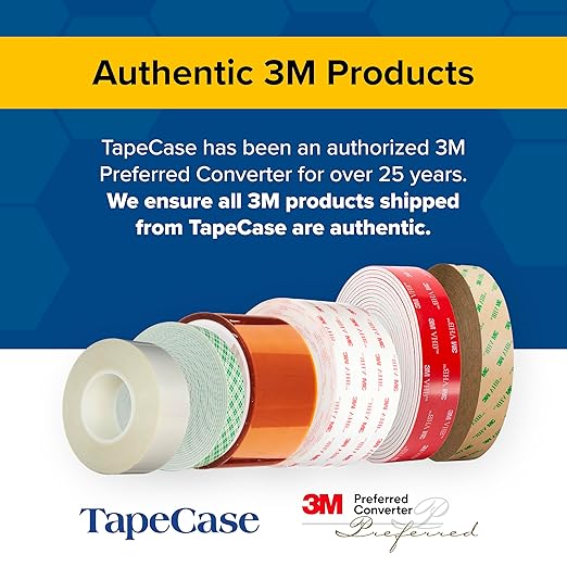 3M VHB Tape 4910, 0.25 in width x 5 yd length (1 Roll),Clear