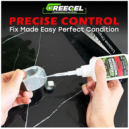 2 Oz Thick Liquid Clear Super Glue + 3g Gel Glue, Cyanoacrylate Adhesive for Woodworking Large Gap, Rubber, Metal, Glass, Leather, Crafts & Repairs