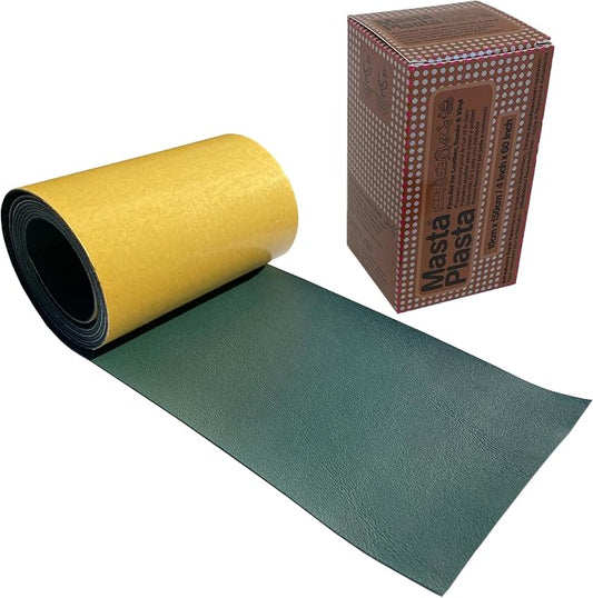 MASTAPLASTA Original Leather Repair Tape - Green 60" x 4" (150 x 10 cm). Quick and Easy Upholstery-Quality Leather Repair Patch for Couch, Leather Patches for Car Seats