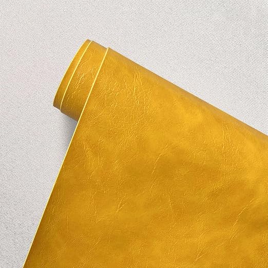 Leather Repair Patch for Couches 69 x 200 cm Orange Yellow 1 Roll Large Self-Adhesive refinisher cuttable reupholster Tape Patches kit for Couch Car Seats Furniture Sofa Vinyl Chairs Shoes Fabric Fix