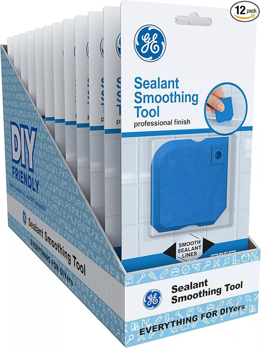 GE Sealant Smoothing Tool, Blue, 1 Piece Tool, 12 Pack