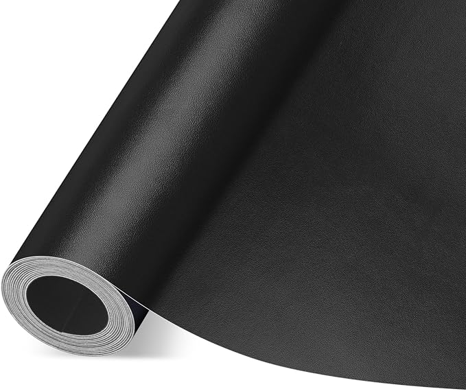 Self Adhesive Leather Repair Patch, Leather Patches for Furniture, Leather Repair Tape for Couch Sofa Car Seat Chair Furniture Repair, Leather Repair Kit (Black-Fine Grain, 34X79 Inch)
