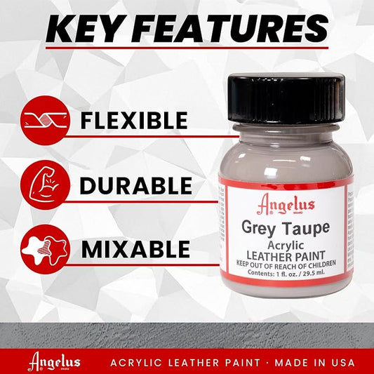 Angelus Acrylic Leather Paint, 1 Fl Oz (Pack of 1), Grey Taupe
