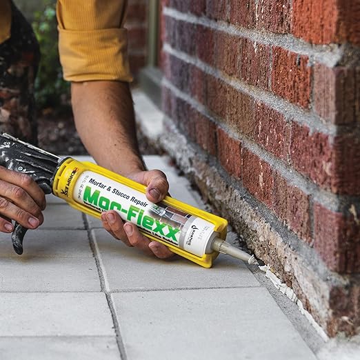 Mor-Flexx Textured Caulk, White,10.5 oz (Pack of 1)