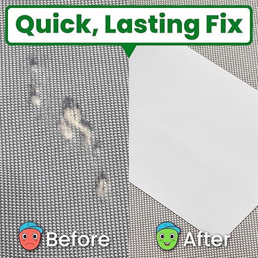 Awning Covers & Tarp Repair Tape - Waterproof Self Adhesive Patch Repair Kit | Patch Tapes for Awnings, Outdoor Canopies, Patio Window Awnings, Gazebos, Tents, RV, Canvas, Boat Covers (White, 5 Inch)