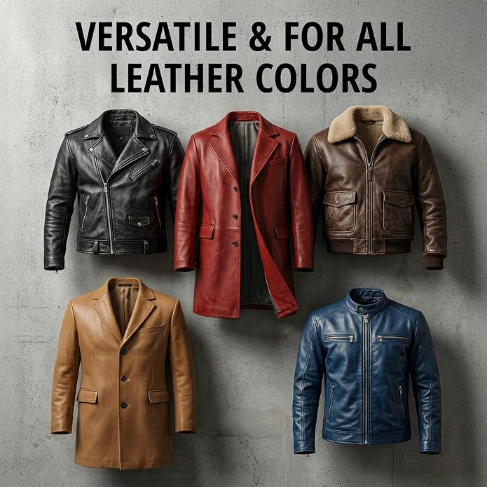 Eagle Leather Jacket Conditioner- Leather Lotion with Cloth for Boots, Jackets, Purses, Handbags & Bags – Lanolin & Natural Oils to Clean, Condition, Restore & Protect All Leather Colors