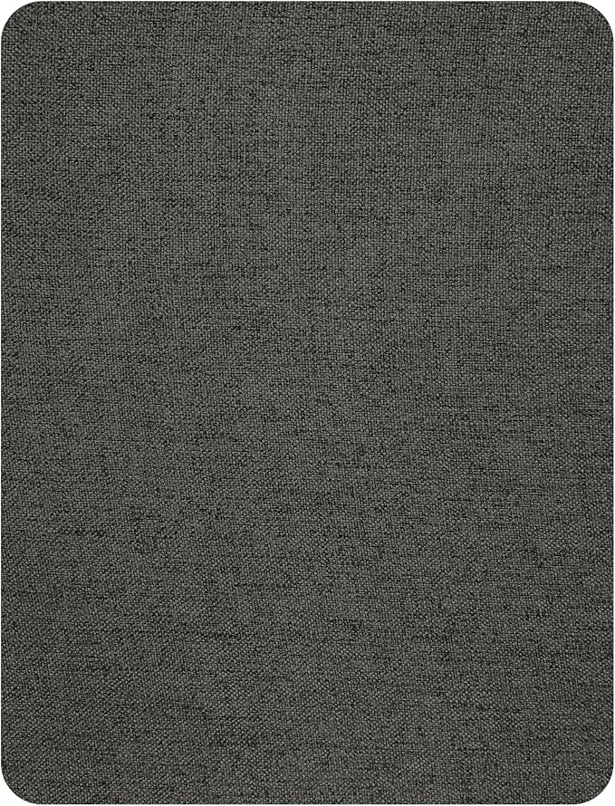 Fine Linen Repair Patches, Self-Adhesive Linen Fabric Patches, 8X11 inch Extra Size, Multi Color, Can be Used for Linen Sofa Repair and Linen Clothes Repair(8" x 11",Dark Grey)
