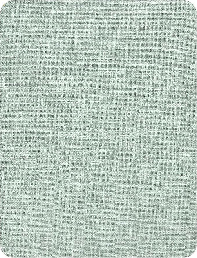 KING MOUNTAIN Coarse Linen Repair Patches, Self-Adhesive Linen Fabric Patches, 8X11 inch Extra Size, Multi Color, Can be Used for Linen Sofa Repair (8" x 11",Light Green)