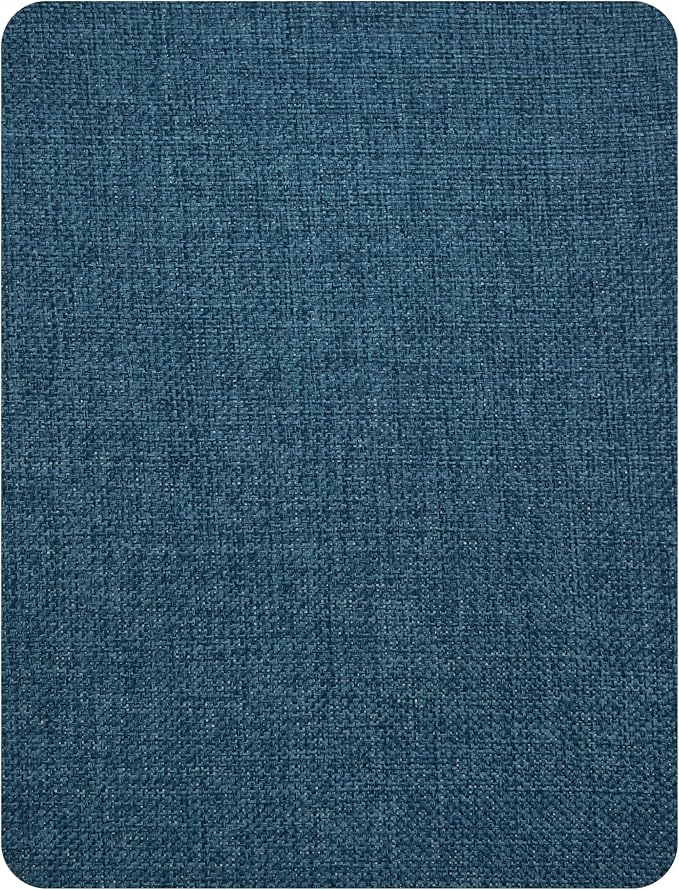 Coarse Linen Repair Patches, Self-Adhesive Linen Fabric Patches, 8X11 inch Extra Size, Multi Color, Can be Used for Linen Sofa Repair (8" x 11",Dark Blue)
